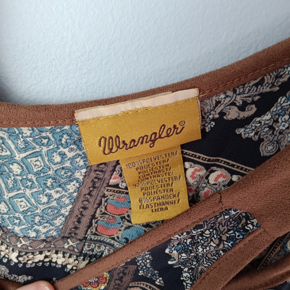 Wrangler Multicolor Patchwork Tank Top - image 6